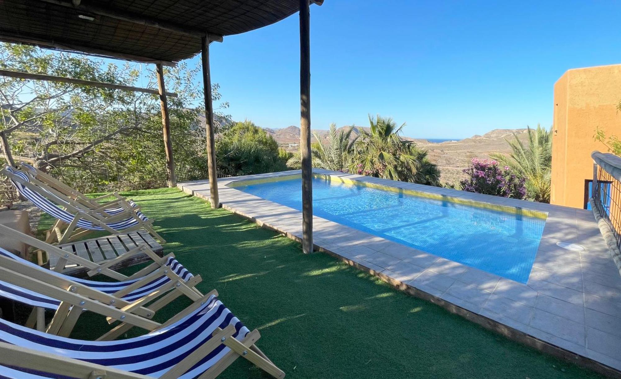 El Risco Colorado, Cabo De Gata Villa Rodalquilar Buitenkant foto