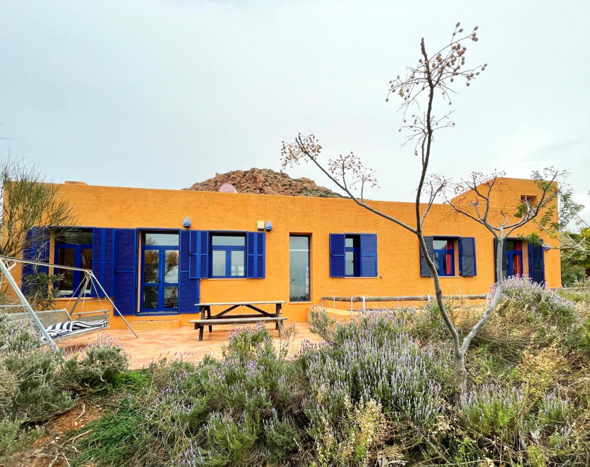 El Risco Colorado, Cabo De Gata Villa Rodalquilar Buitenkant foto